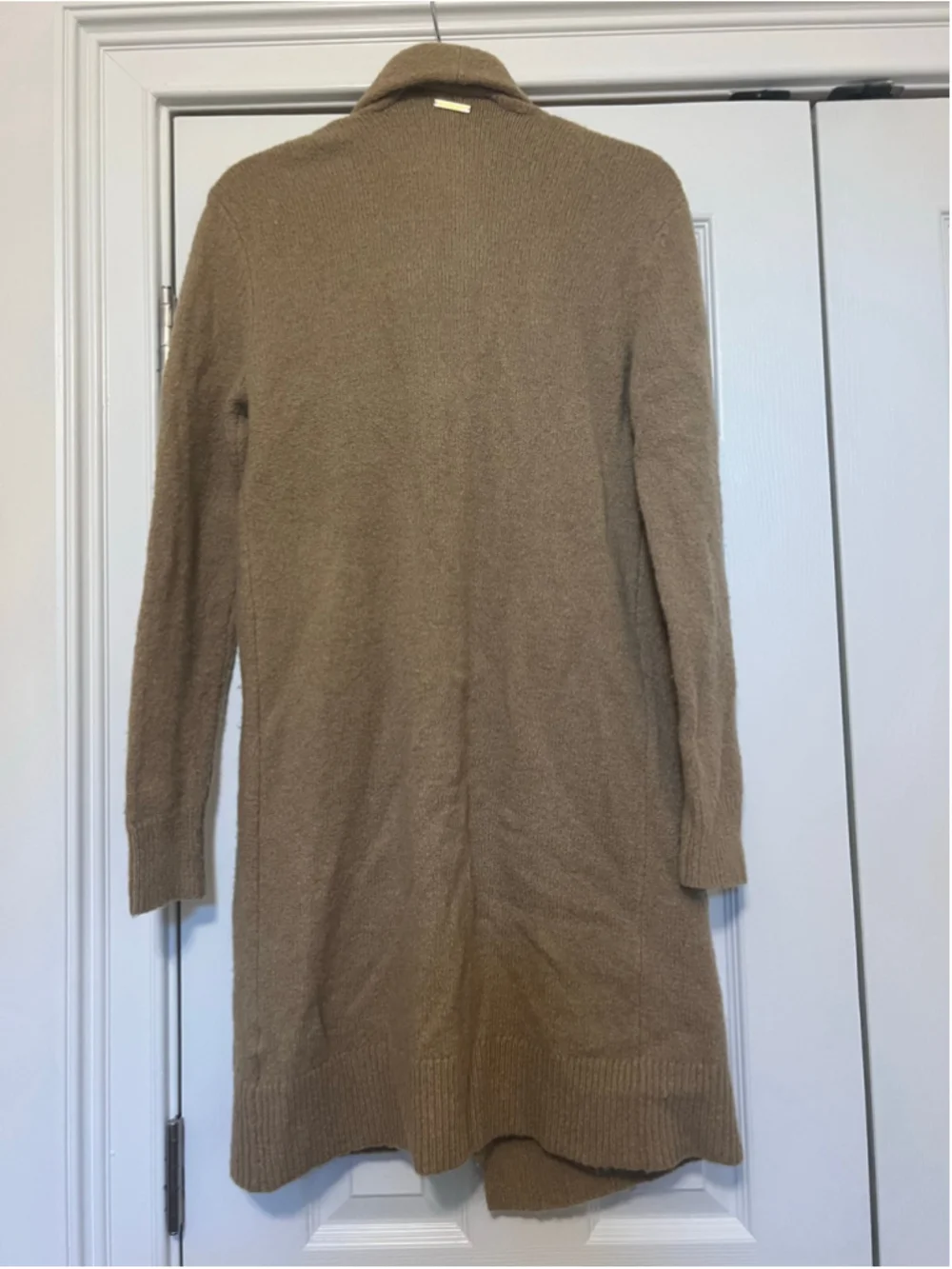 Women's Michael Kors Cardigan Sweater Size S Khaki Open Front